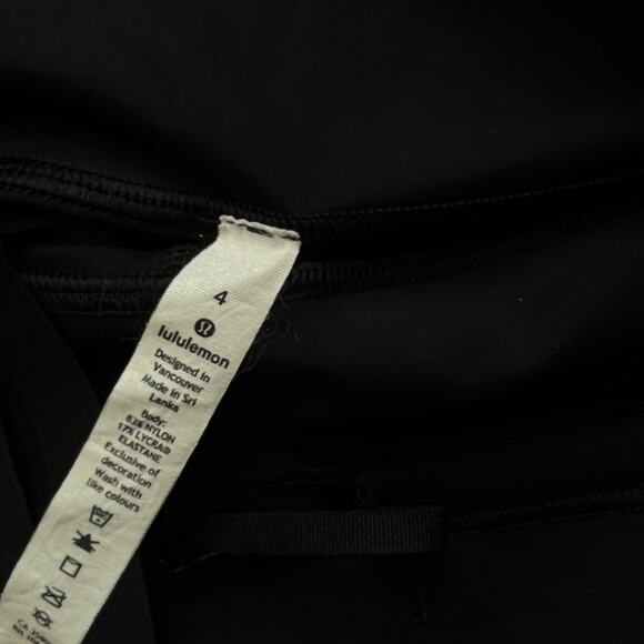 Lululemon speed light tights black side stripes with pockets 4 - Picture 12 of 13
